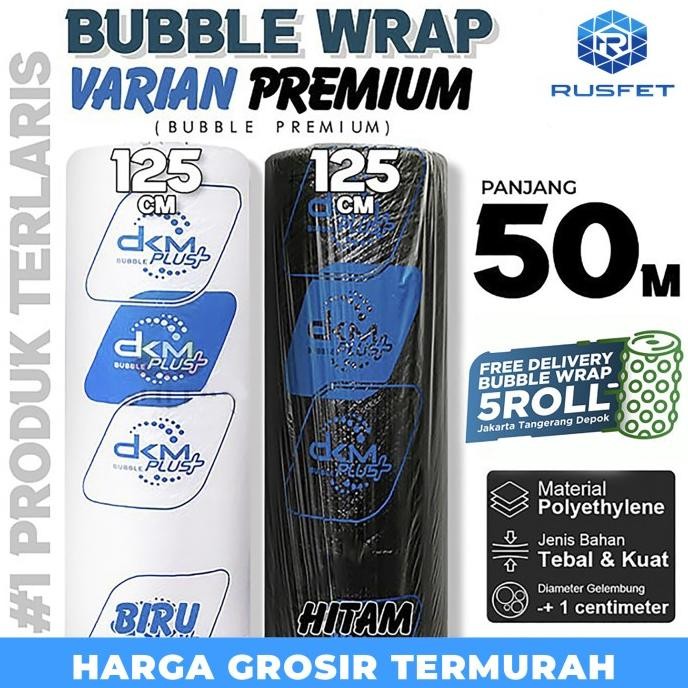 

bubble wrap 125cm x 50 meter 1 roll Plastik bubble wrap TERMURAH murah