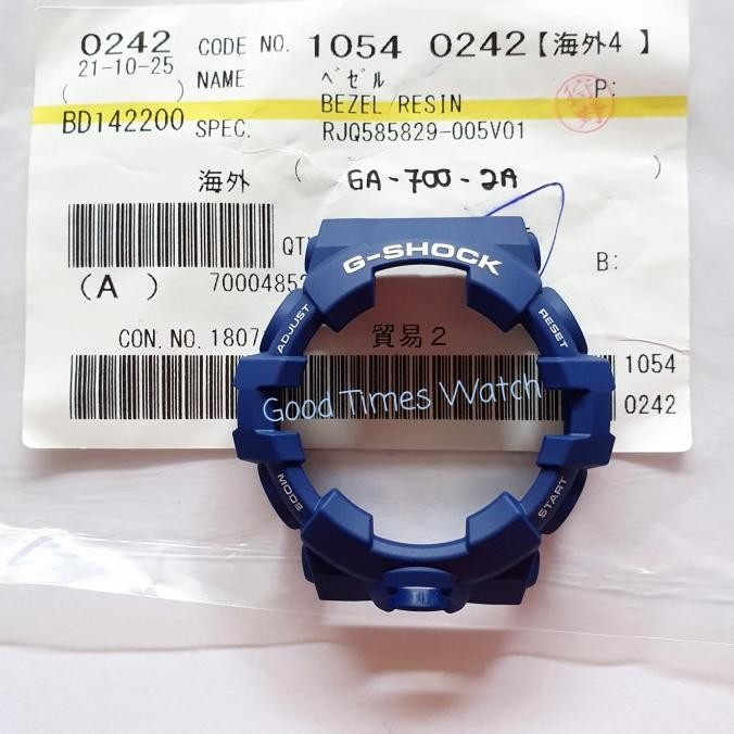 BEZEL G-SHOCK GA-700-2A GA 700 Casio Original murah