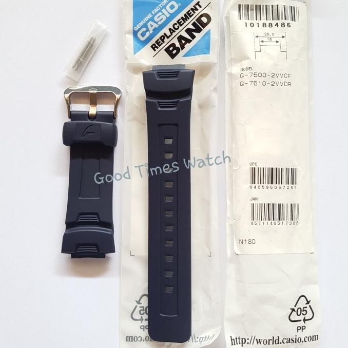 STRAP G-SHOCK G-7500-2V / G-7500 / G-7510 / Casio Original murah