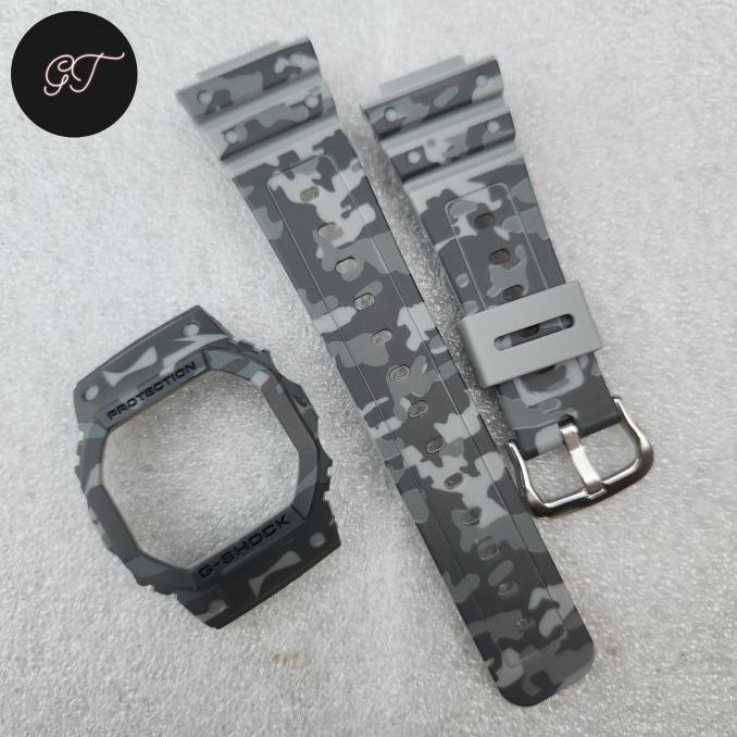 BnB Bezel Strap DW-5600/DW-5700/DW-5000/GW-B5600/GW-5000/GB-5600 CAMOUFLAGE murah