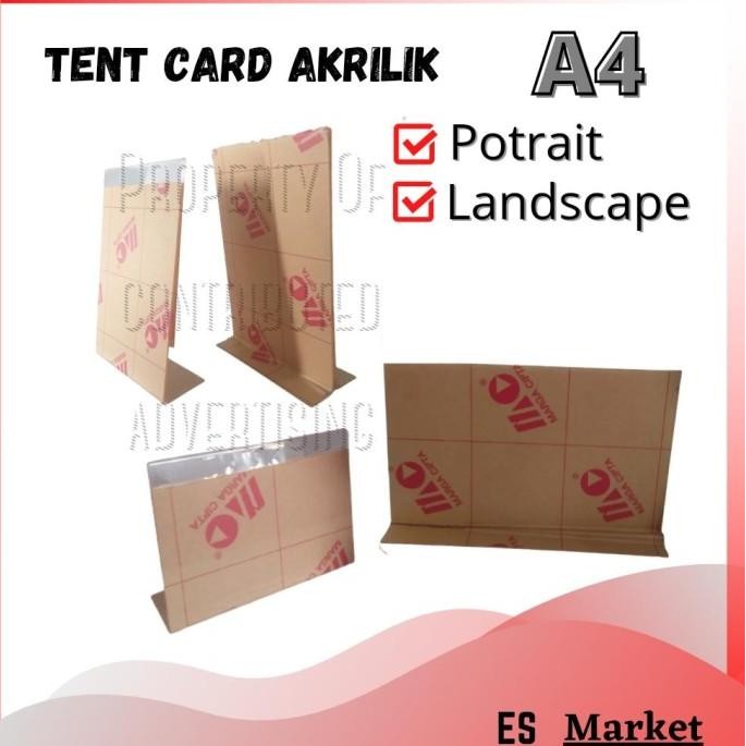 

redi Akrilik A4 / Akrilik Promosi / Tend Card A4 / Tend Holder A4