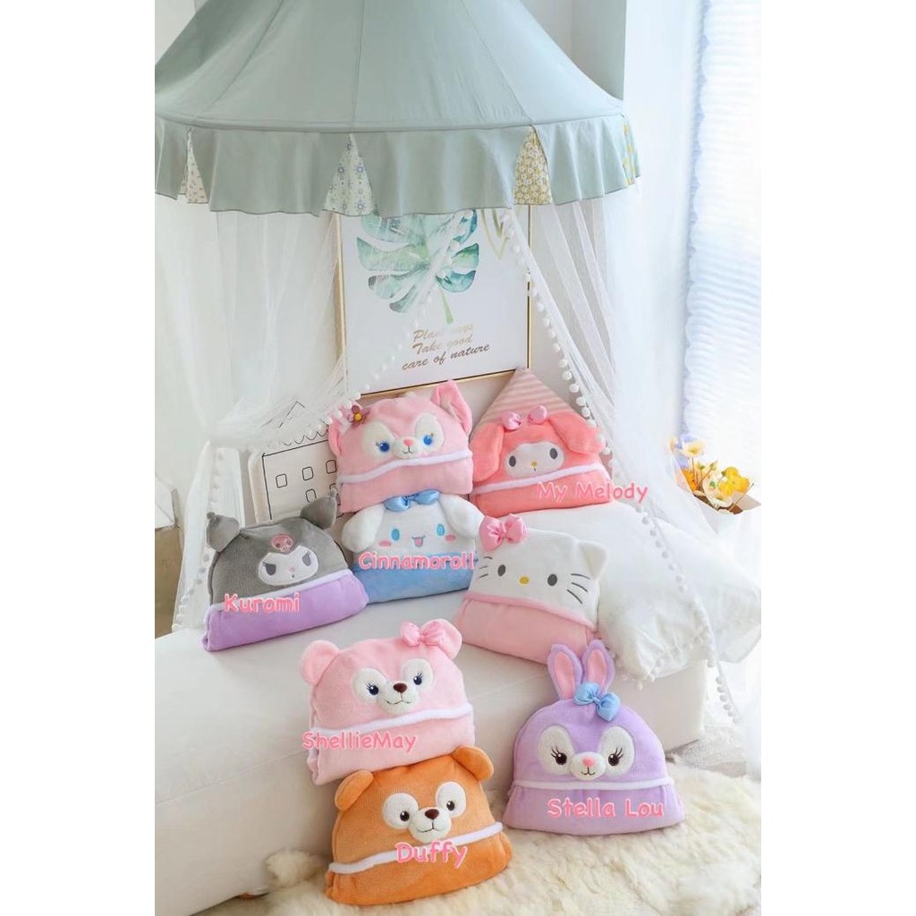 Murah Selimut Hoodie Cinnamoroll My Melody Kuromi Import