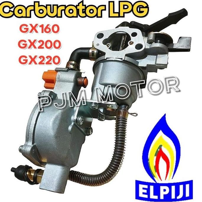 Lpg Gas Gx160 Carburator Karburator Converter Mesin Pengerak Gx200 Gx220 5,5Hp 6,5Hp 7,5Hp New Stok