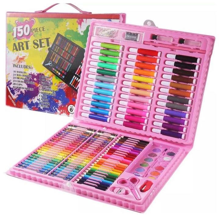 

sr-32 CRAYON SET ISI 68 PCS 86 pc / SET ALAT MELUKIS MENGGAMBAR ANAK / SET PENSIL WARNA ANAK Original