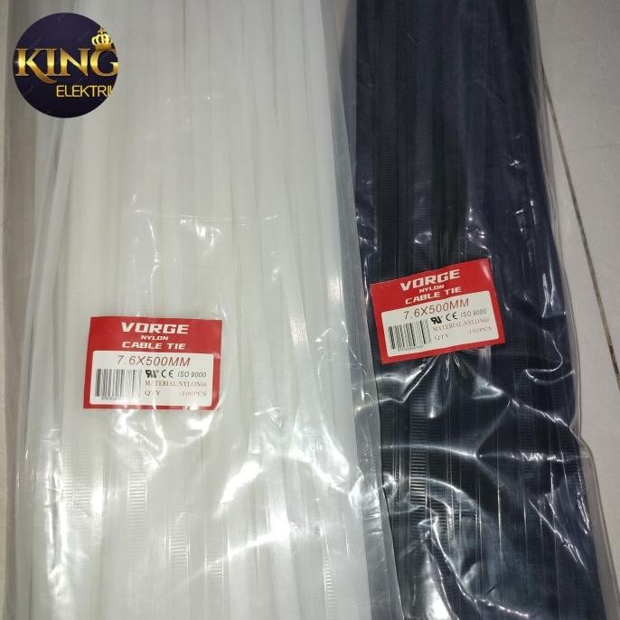 

Kabel Ties Cable Pengikat Vorge 7.6 X 500 Mm 7,6 X 50 Cm 50Cm 500Mm 7.6X500 7,6X500 New Stok