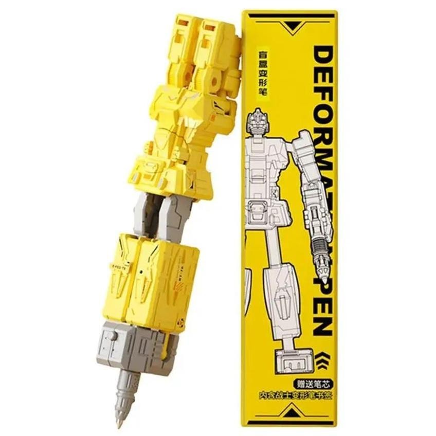 

Premium Pulpen Robot Transformasi Pena / Bolpen Anak Mainan / Action Figure Robot Soldier Alat / Tulis Hadiah Gift Optimus High Quality