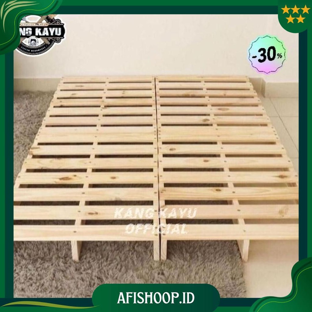 Dipan Kayu Palet Kayu Alas Kasur Minimalis 120X200Cm 140X200Cm Sale