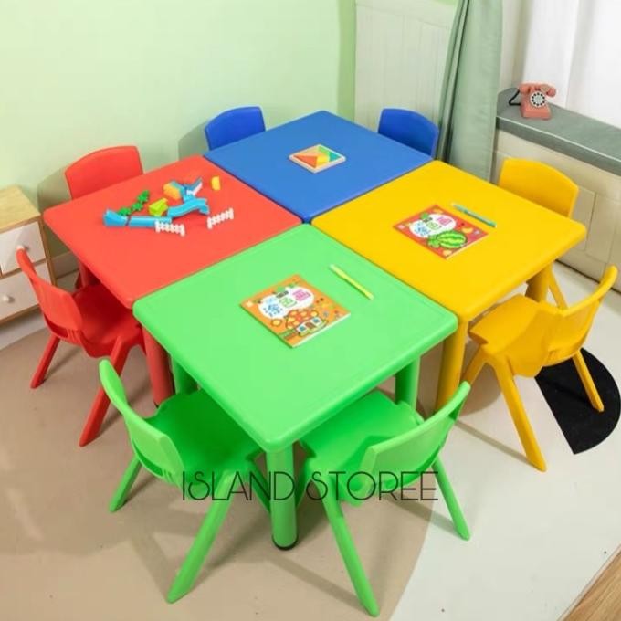 meja paud meja sekolah anak tk meja belajar anak plastik