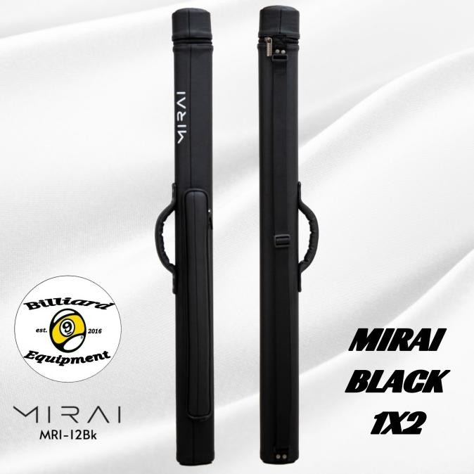 Mirai 1x2 - Black | Tas Billiard | Cue Case Billiard