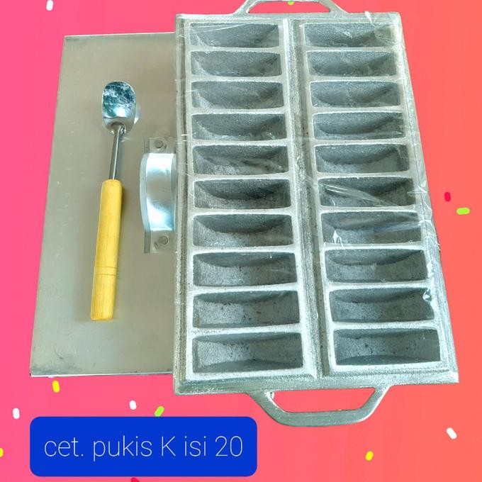Sale Cetakan Kue Pukis K Isi 20 + Sutil Mini