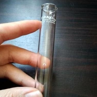 Tabung Reaksi Kaca | Test Tube IWAKI With Rim Per Box, 3ml 4ml 7ml 10ml 12ml 15ml 17ml KAL