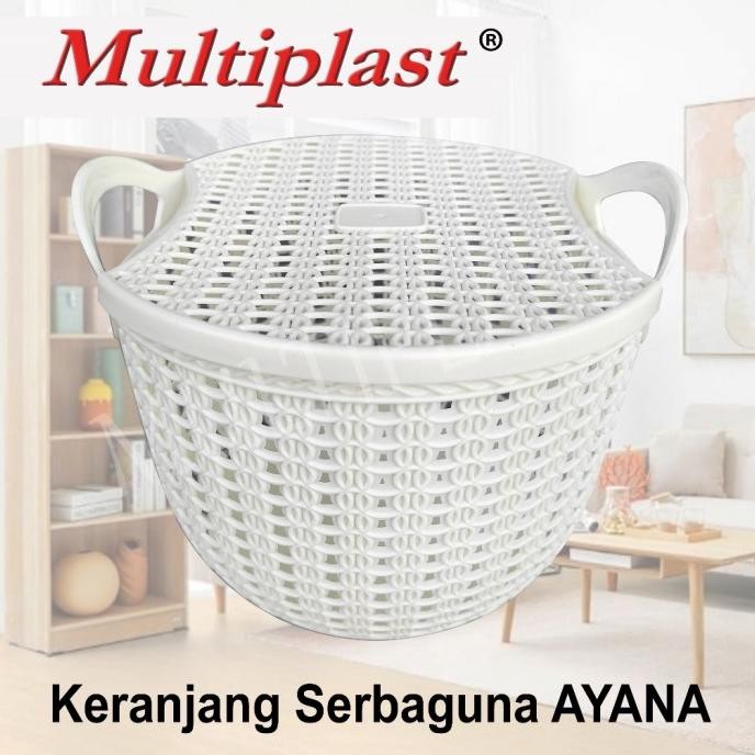 KERANJANG SERBAGUNA AYANA TUTUP / KERANJANG TOPAS (1 LUSIN)
