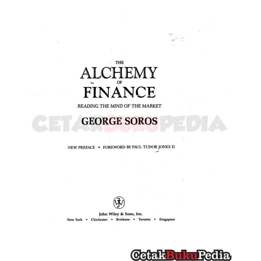 Bukufisikpo The Alchemy Of Finance Wiley Investment Classics