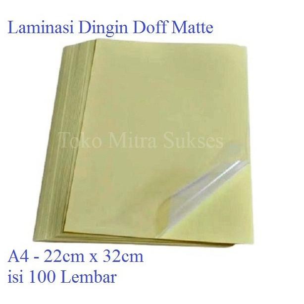 

Tgc-1924 Laminasi Dingin Doff Matte Isi 100 Lembar