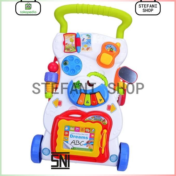 Baru Baby Push Walker Stroller Labeille Alat Bantu Jalan Bayi