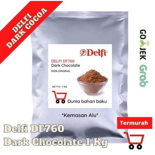 

BARU COKLAT BUBUK DELFI DF760 COCOA POWDER 1KG | 100% ASLI
