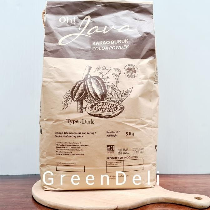 

BARU OH! JAVA COKLAT BUBUK / COCOA POWDER - 1 KG [DARK]
