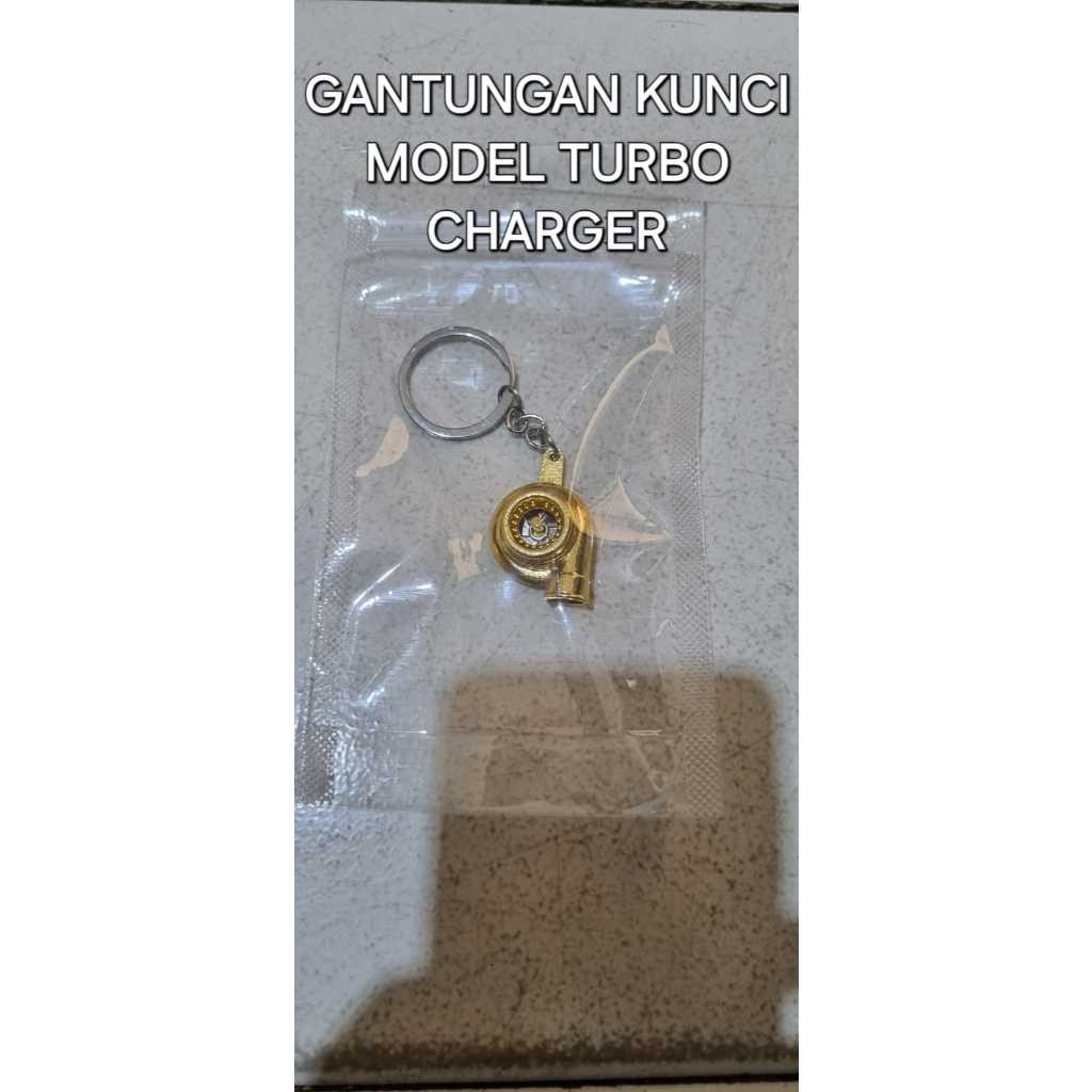 GANTUNGAN KUNCI MODEL TURBO CHARGER