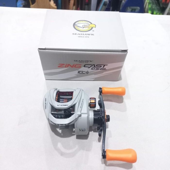 (Terbaru) Reel Seahak Zing Cast 103 Hsl-Bearing Keramik Bestseller