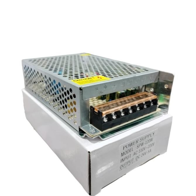 Power Supply 24V/5A Switching New Stok