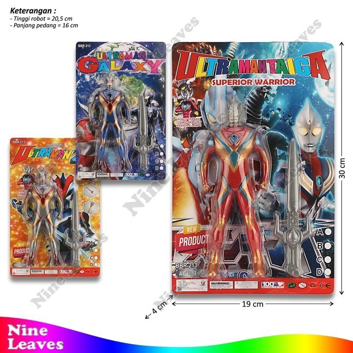 Action Figure Mainan Miniatur Ultraman dan Pedang Ultraman Z