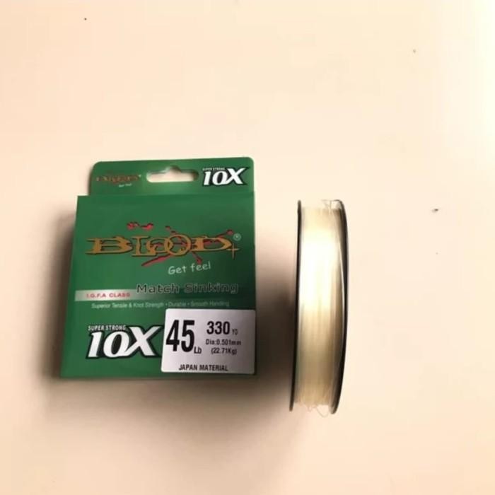 (Promo) Senar Laut Blood Match Sinking - 10 X Superstrong Bestseller