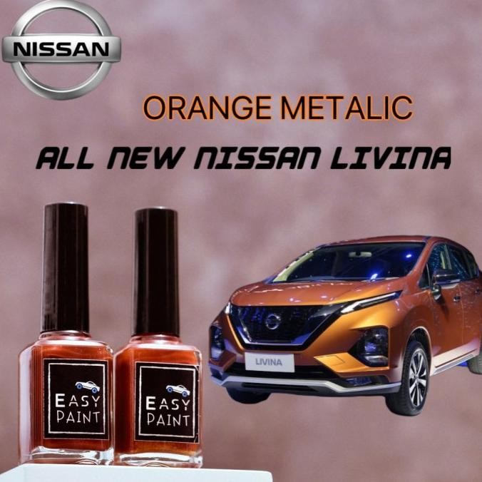 CAT OLES ORANGE METALIC NISSAN ALL NEW LIVINA PENGHILANG BARET ORANGE