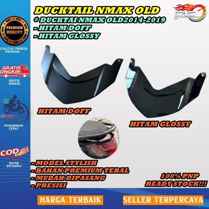DUCKTAIL NMAX OLD 2014-2019 COVER TOPI LAMPU NMAX LAMA 2014-2019 TUTUP LAMPU BELAKANG NMAX LAMA ORIG