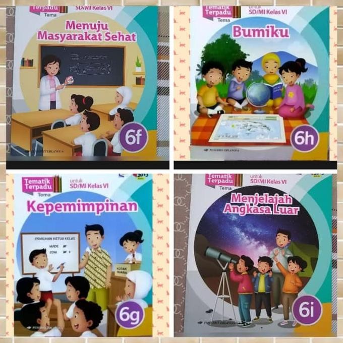 

ORI paket satu tahun buku siswa tematik k13 erlangga kelas 6ABCDEFGHI