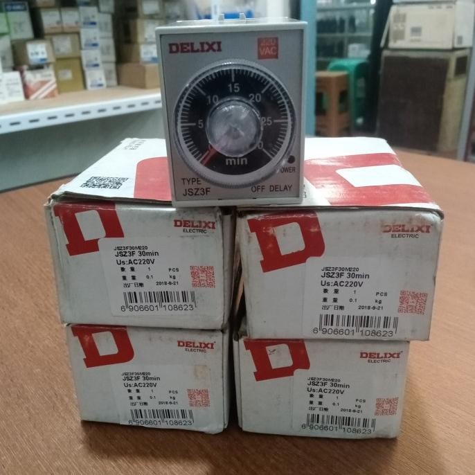 Timer Off Delay Jsz3F Delixi 220Vac Stok Terbatas!