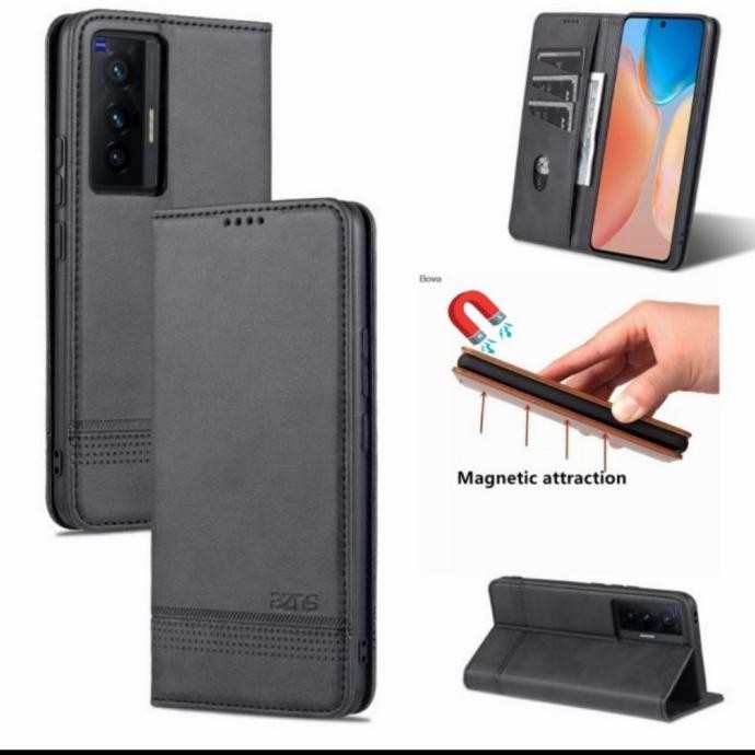 SIAP KIRIM CASE VIVO X70 PRO/X70 PRO FLIP CASE AZUS CASING DOMPET LIPAT KULIT