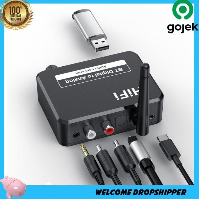 VAORLO DAC Audio Bluetooth 5.1 Receiver HiFi Digital Analog BLS-B35