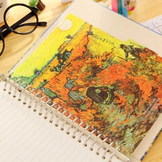 

ready Binder B5 Vangogh, Vintage dan Time murah
