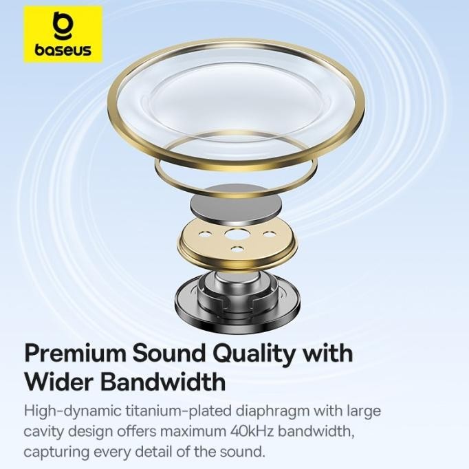 Baseus Headset Encok HZ20 Hi Res Dynamic Sound Jack Audio 3.5mm Wired Earphone Handsfree Kabel Ori O