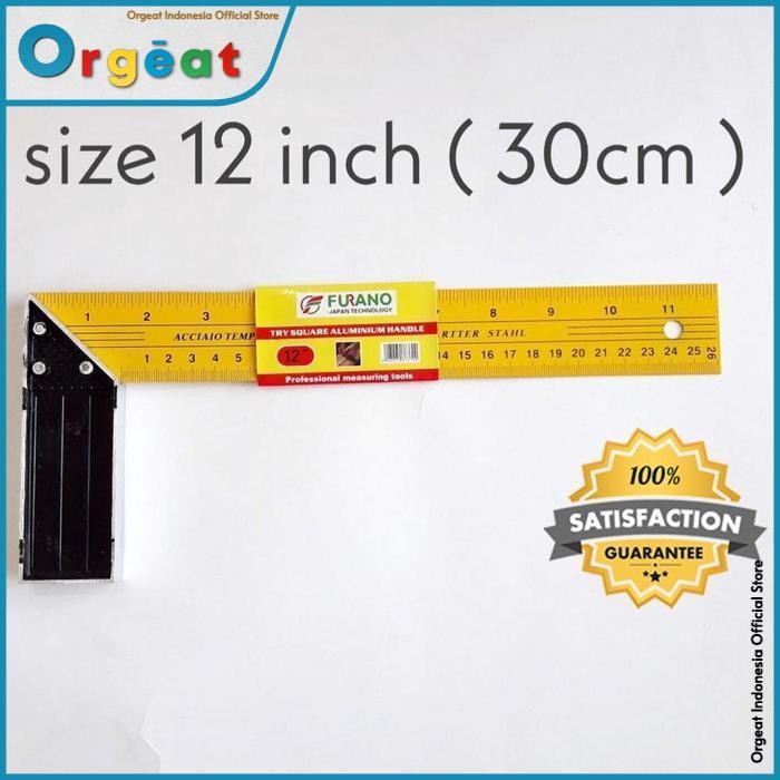 

OGT - Penggaris Siku Tukang Meter Kuning Furano