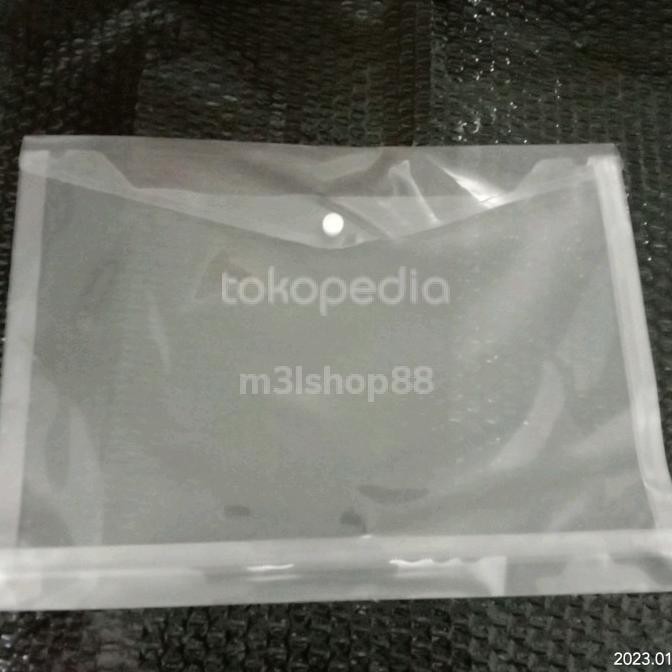 

ready Map kancing folio Jenia transparan-12 pcs murah