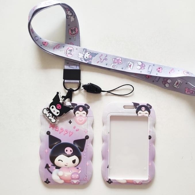 

ready ID Card Holder Name Tag Lanyard / Kalung Kartu Cute Sanrio Mascot 6 murah