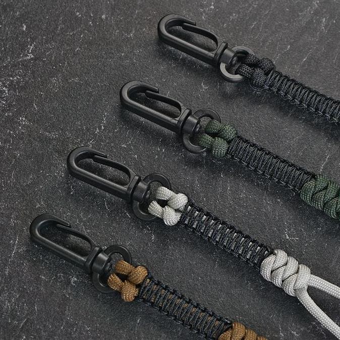 

ready Lanyard Id Card Holder Tali Gantungan Name Tag Paracord murah