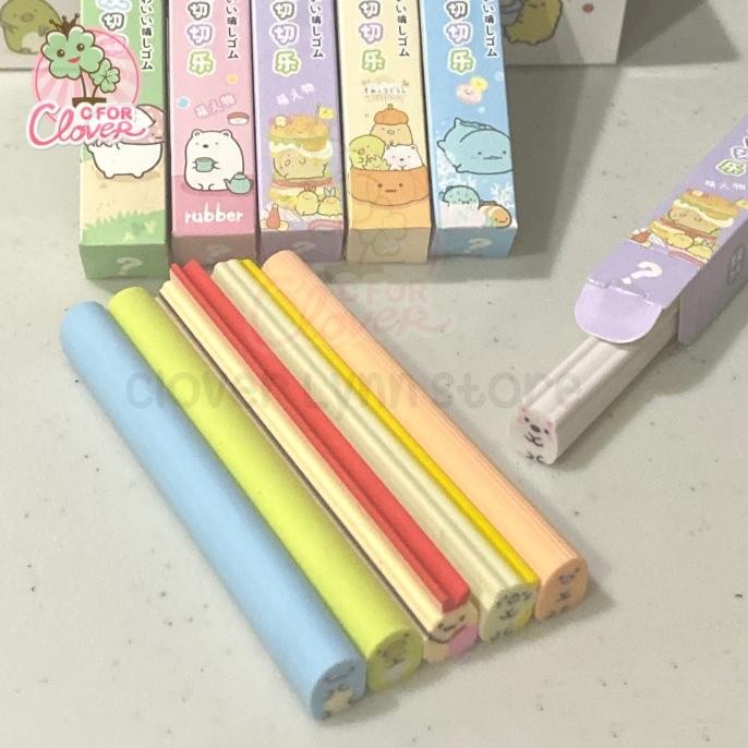 

gjk-25 LONG ERASER WITH CUTE CHARACTERS penghapus lucu hapusan goodie bag Murah