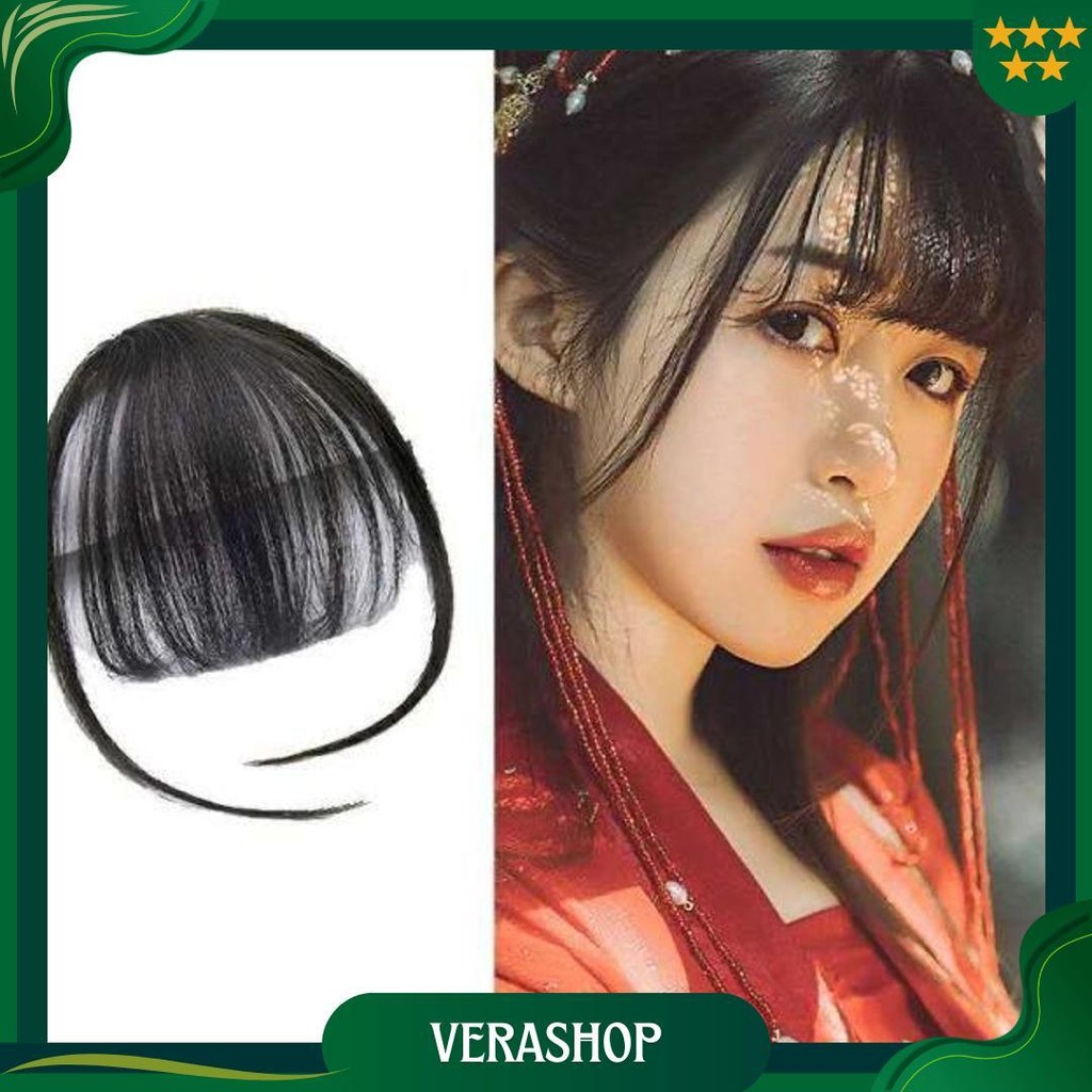 Wd Hairclip Poni Depan Poni Palsu Poni Depan Korea Poni Clip Hairclip Poni Tipis Palsu Korea Human H