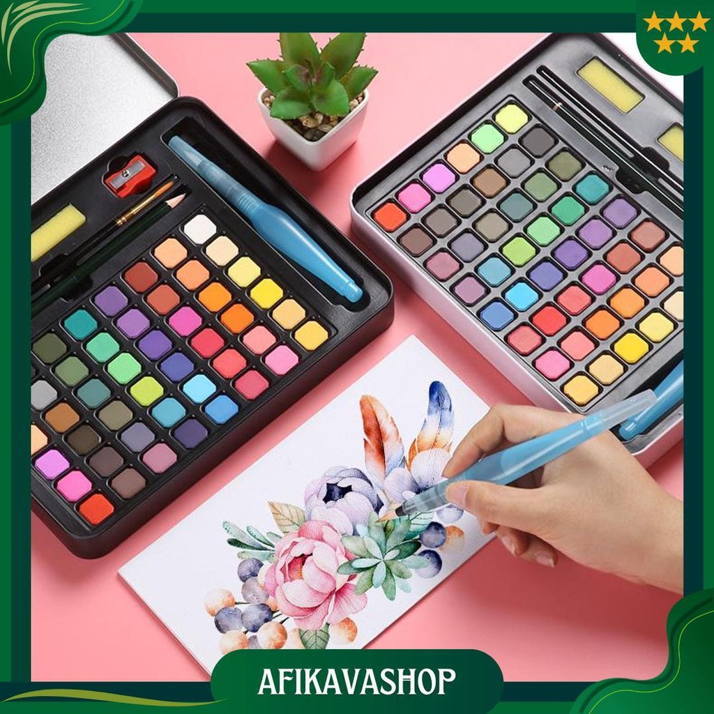 

Wd Cat Air Watercolor Set 36 Dan 48 Warna Water Color Cat Air Lukis Set Sudah Termasuk Kuas Dan Kertas Gambar Promo Puncak