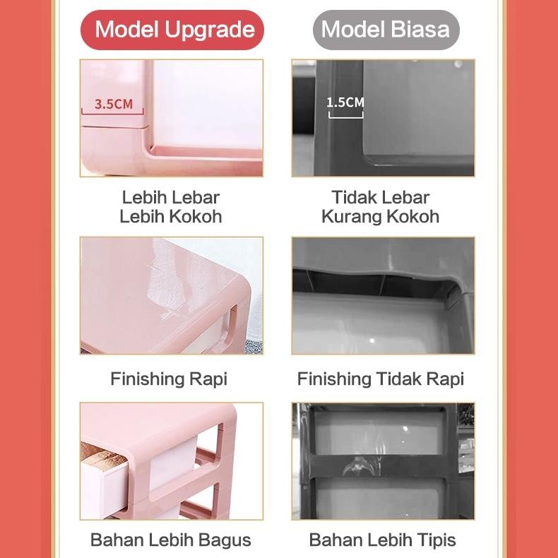 Rak Laci Serbaguna Pakaian Underwear Storage Box Kotak Penyimpanan Pakaian Dalam HLB401