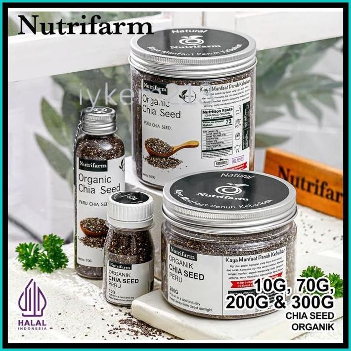 NUTRIFARM CHIA SEEDS 10G 70G 200G 300G