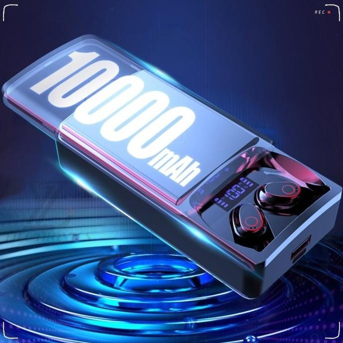 Promo Headset Bluetooth Tws With Powerbank 10000Mah Earphone Wireless Tws
