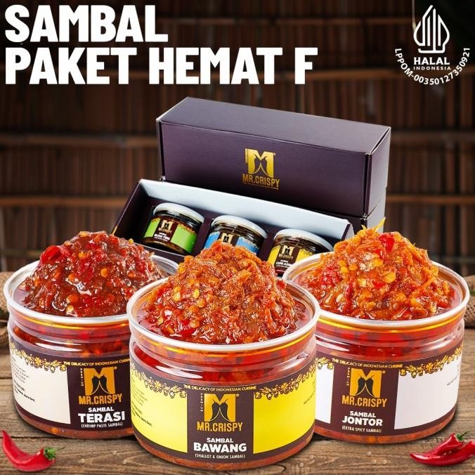

Sale Paket Sambel Hemat F Mr.Crispy(Kotak Hmpers)