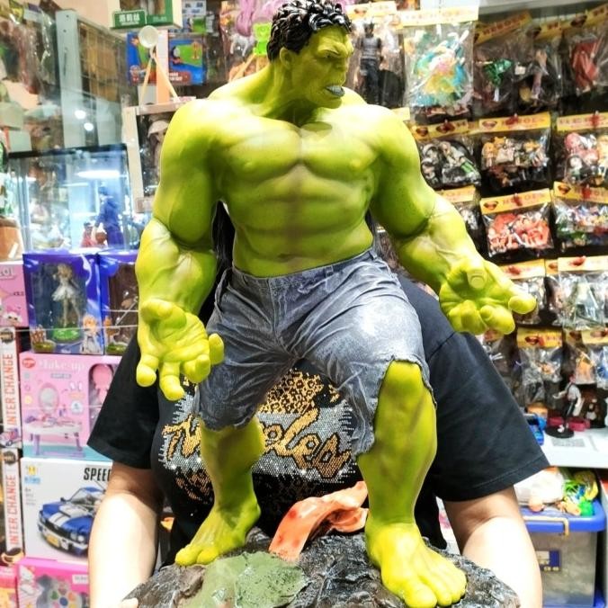 ACTION FIGURE HULK MARVEL AVENGERS BIG JUMBO HULK STATUE 60CM HULK