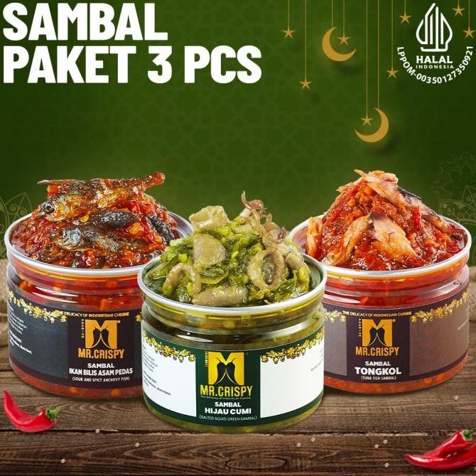 

Sale Paket Sambal Hemat 3Pcs Mr Crispy
