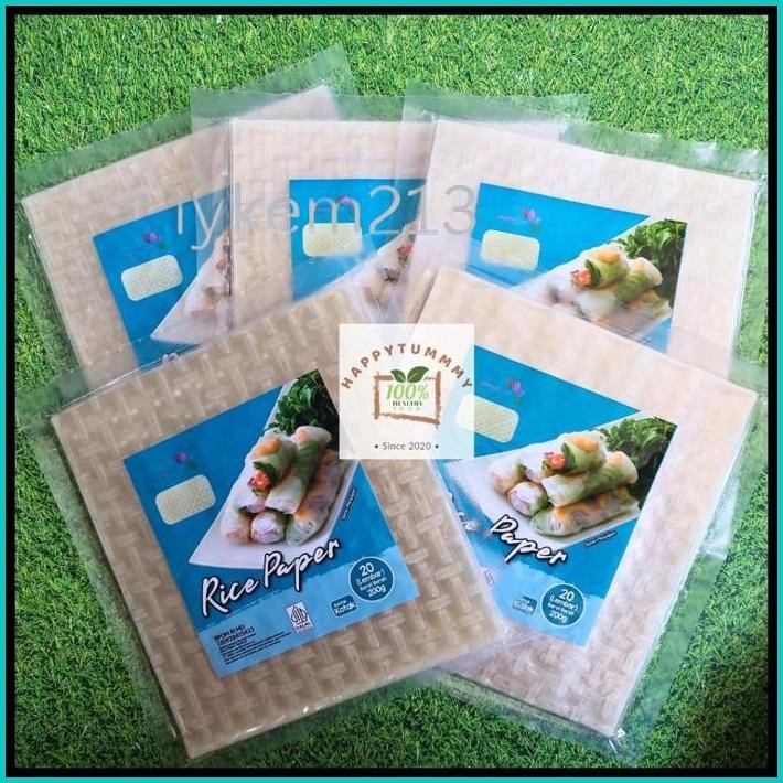 

HPT - JAVA RICE PAPER / KULIT LUMPIA VIETNAM /SPRING ROLL BANH TRANG KOTAK ISI 10 & 20 LEMBAR HALAL
