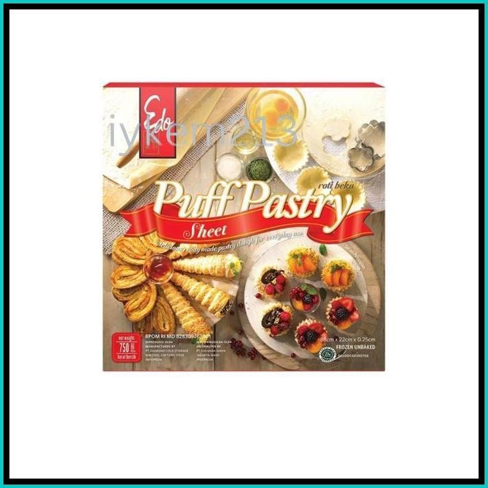 

EDO PUFF PASTRY SHEET 750GRAM / ZUPPA SOUP / FROZEN BEKU INSTANT