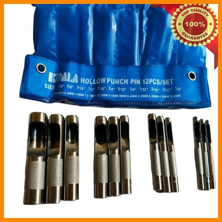 

[SHA] PAHAT PLONG SET 12 PCS - PLONG PELUBANG KULIT SET 12 PCS